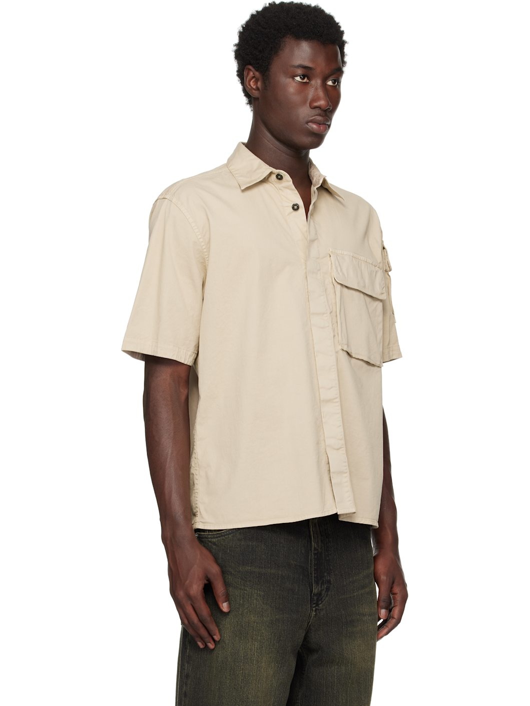 Beige 11000007 Supima Cotton Twill Stretch-TC - 2