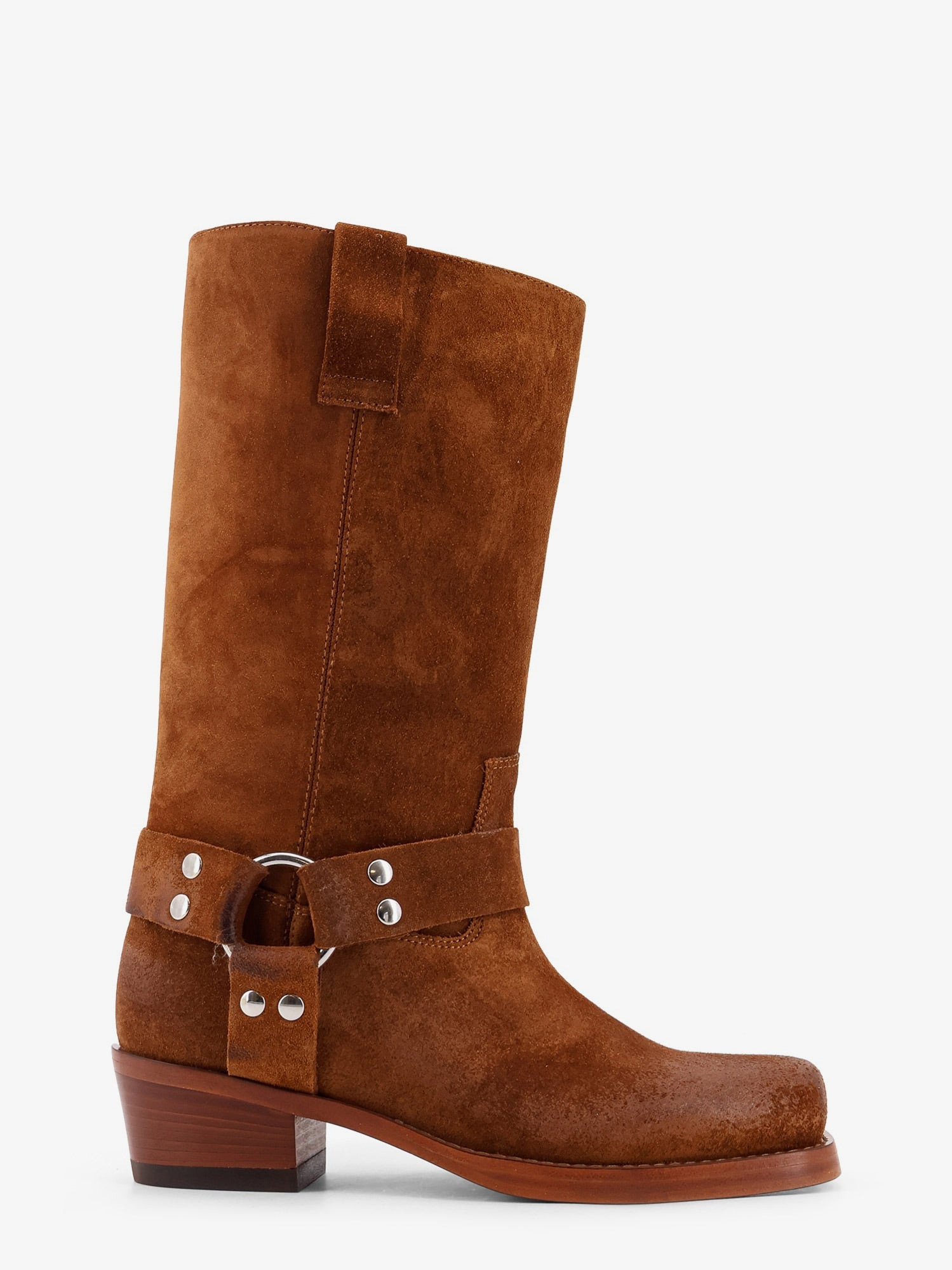 WAXED SUEDE BOOTS - 1