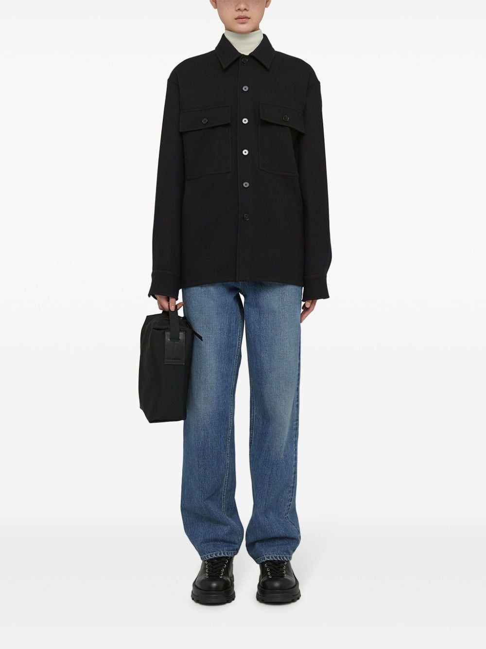 mid-rise straight-leg jeans - 2