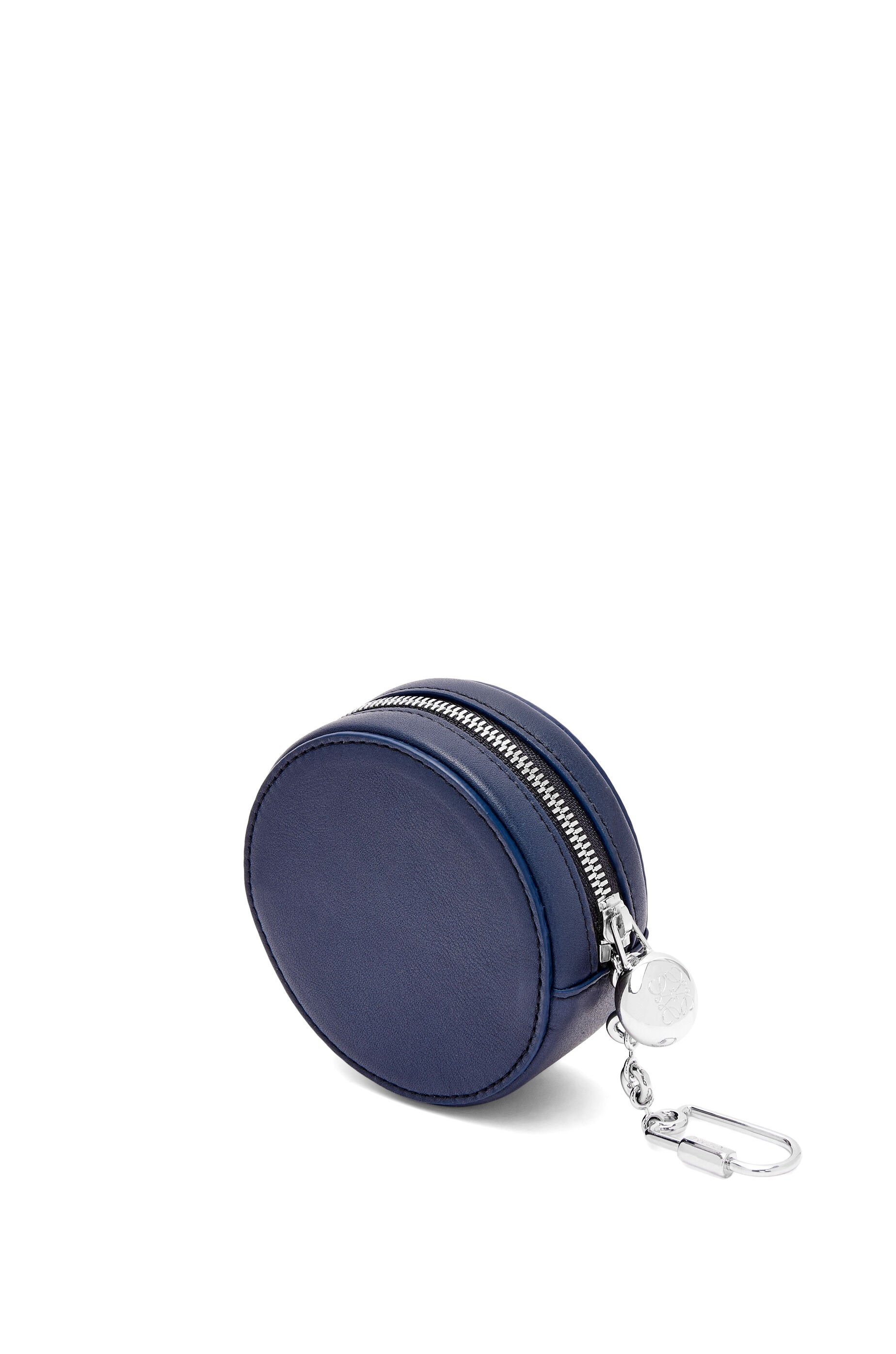 Pebble cookie key holder in shiny nappa calfskin - 4