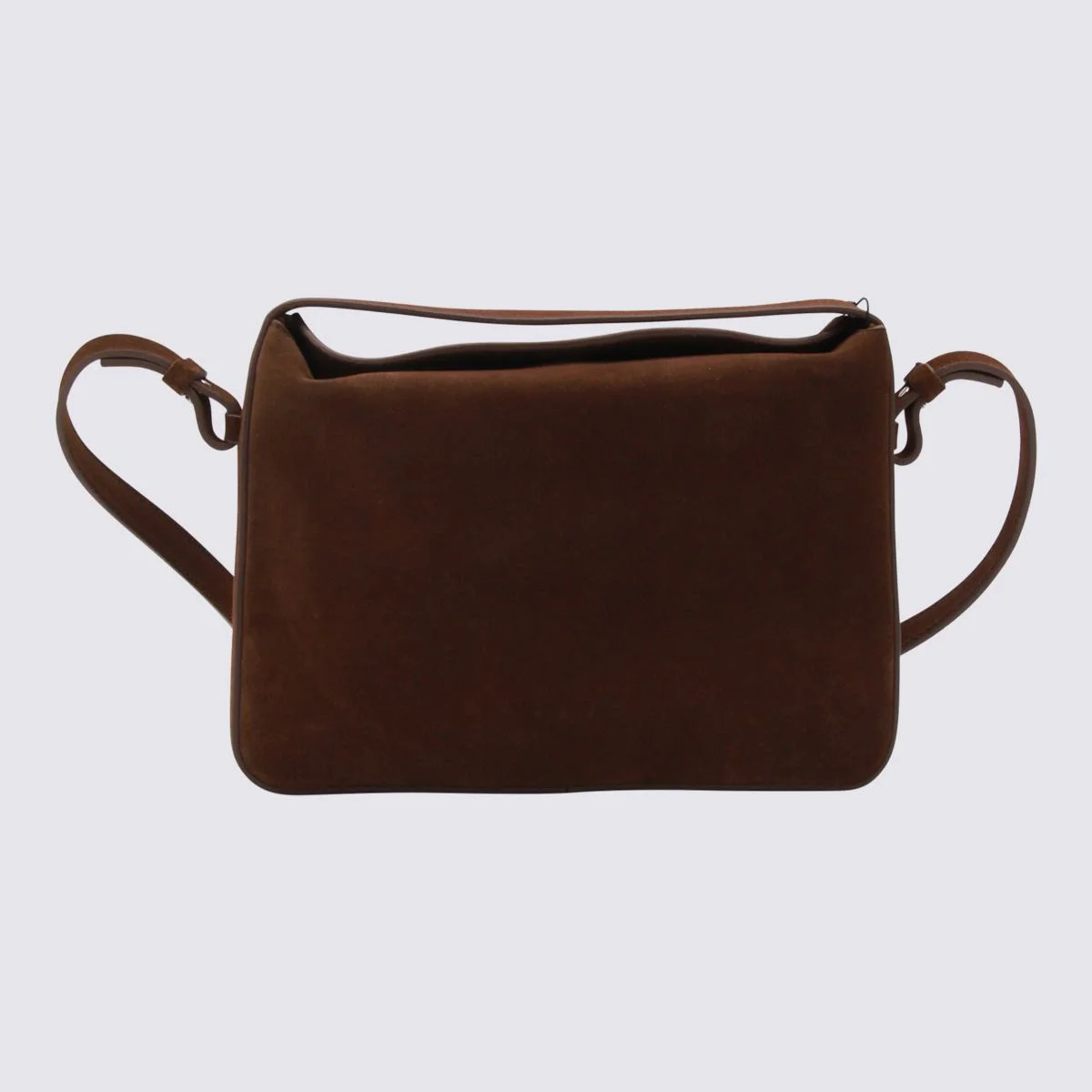 Aesther Ekme Brown Suede Top Handle Bag - 1