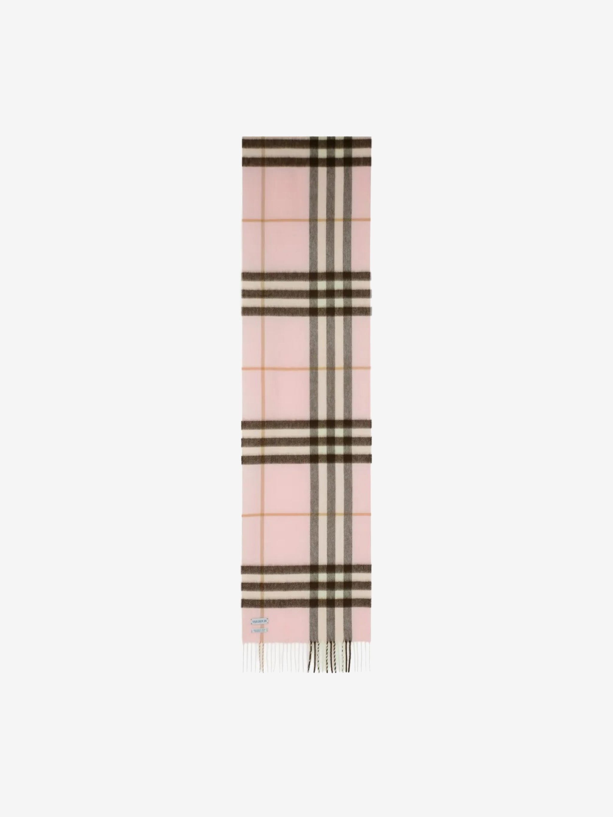 BURBERRY - Unisex Check Cashmere Scarf - 2