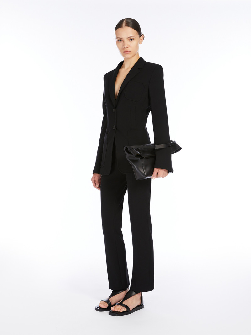 Max Mara PANTEON Slim-fit jersey trousers outlook