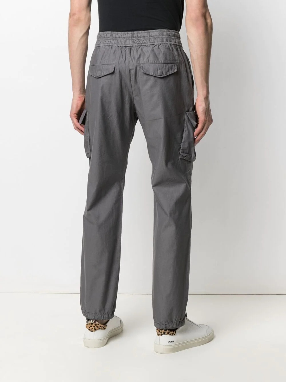 straight-leg cargo trousers - 4