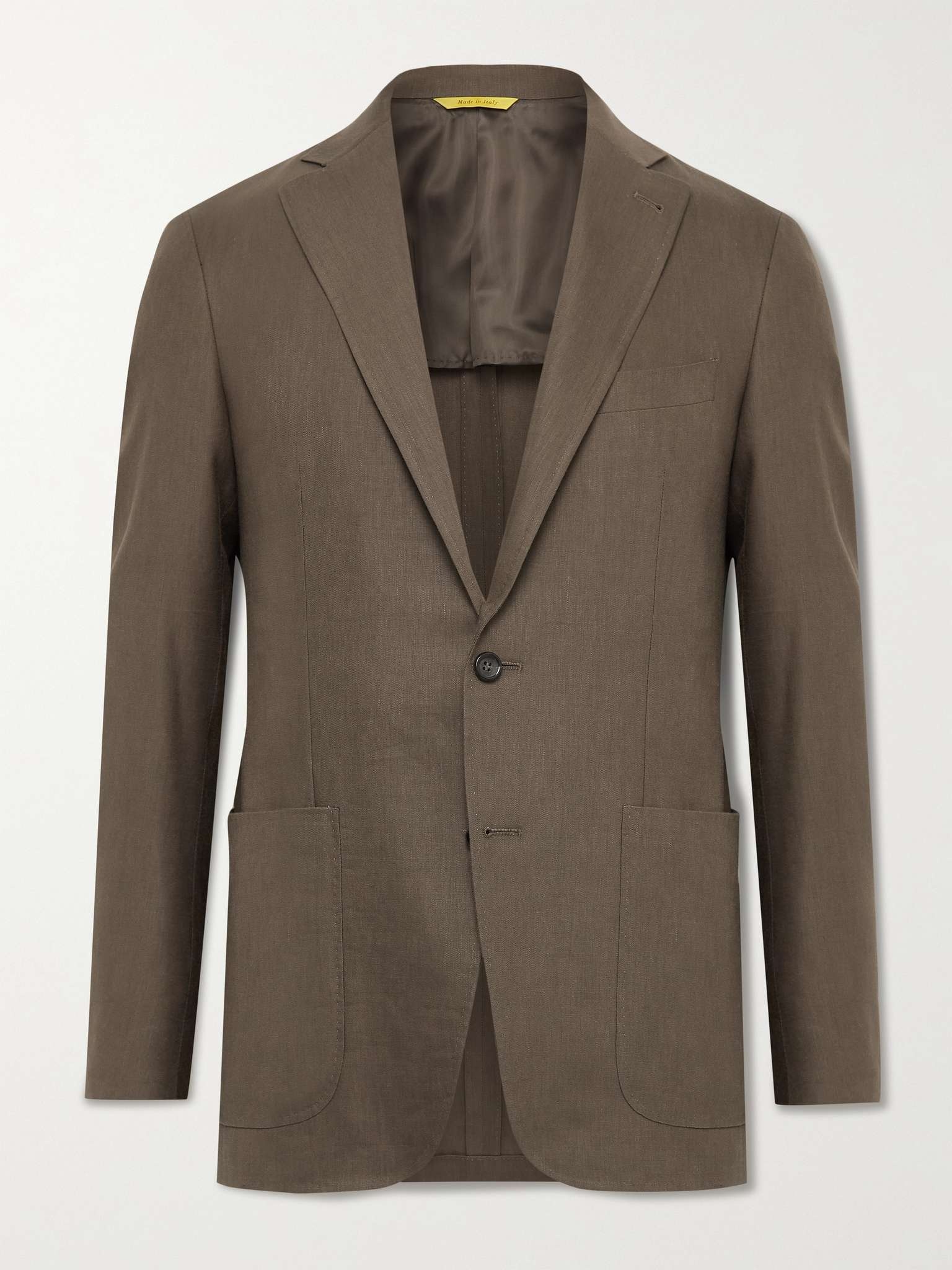 Kei Slim-Fit Linen and Wool-Blend Suit Jacket - 1