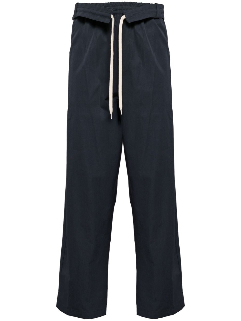 cotton tapered trousers - 1