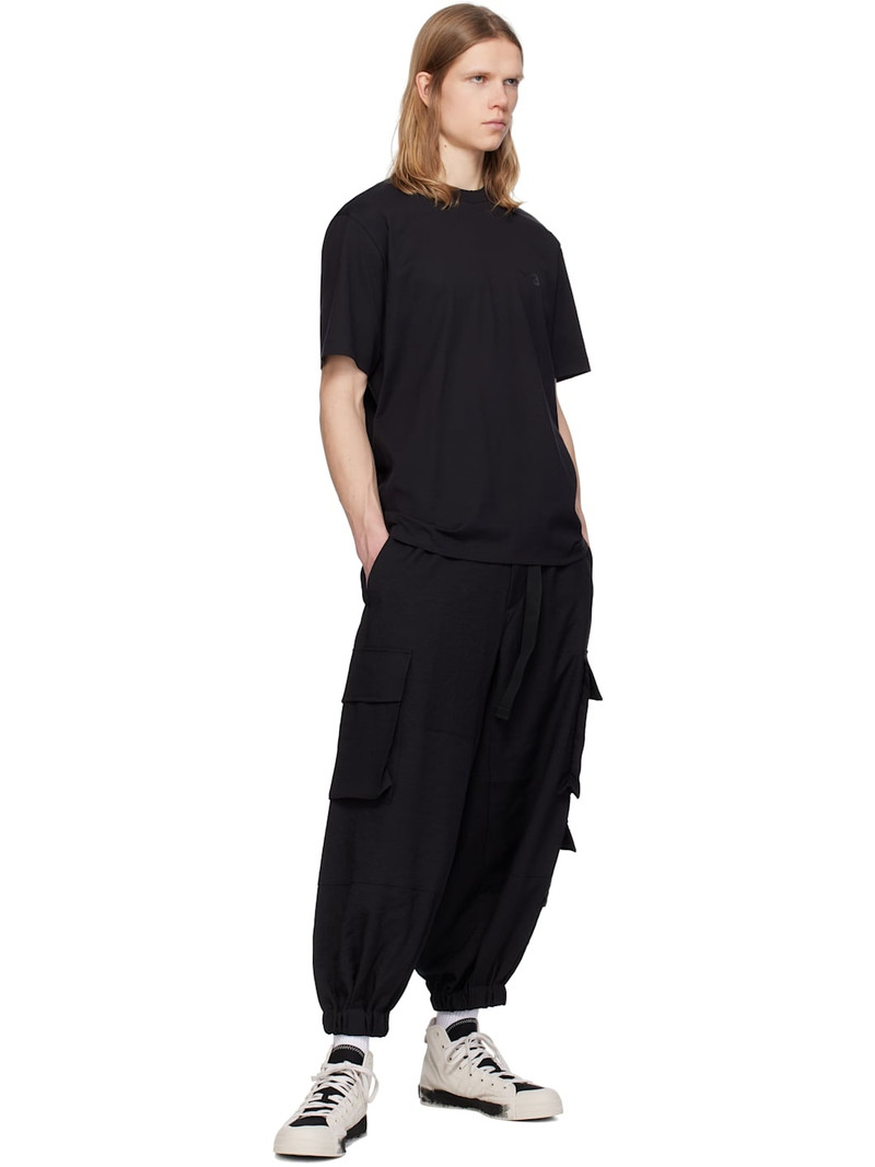 Y-3 Black Regular Short Sleeve T-shirt outlook