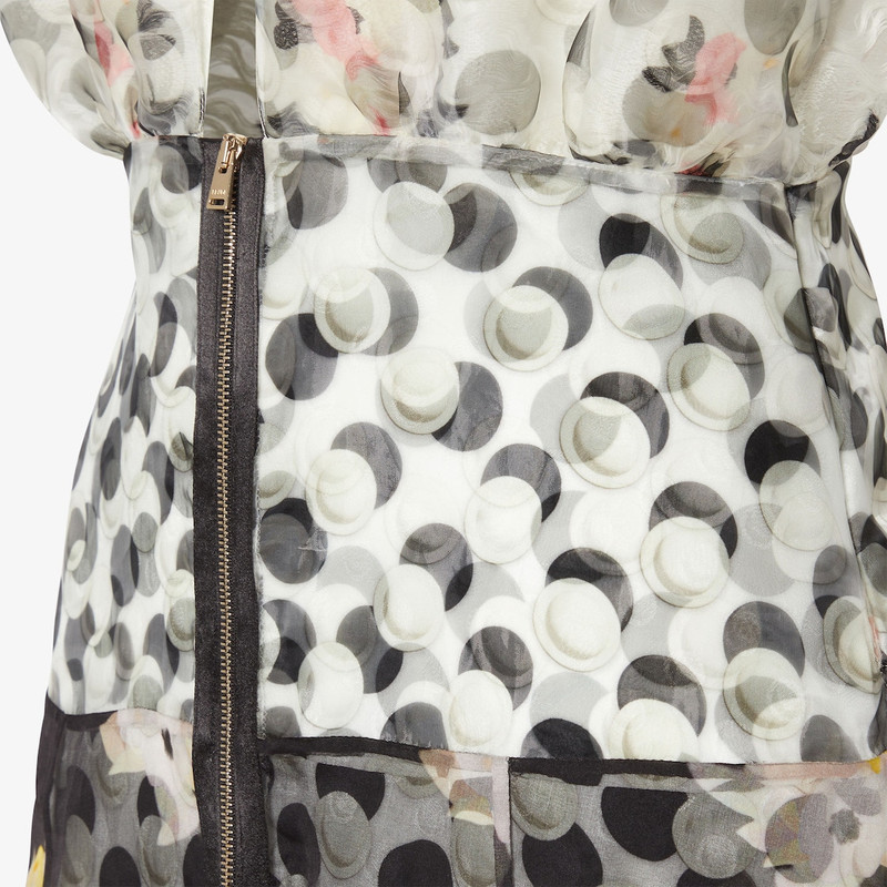 Dress Black and white organza lace dress. 3