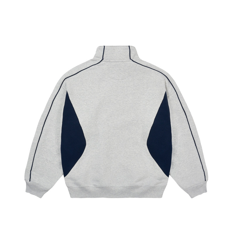 PALACE INSERTO 1/4 ZIP GREY MARL outlook