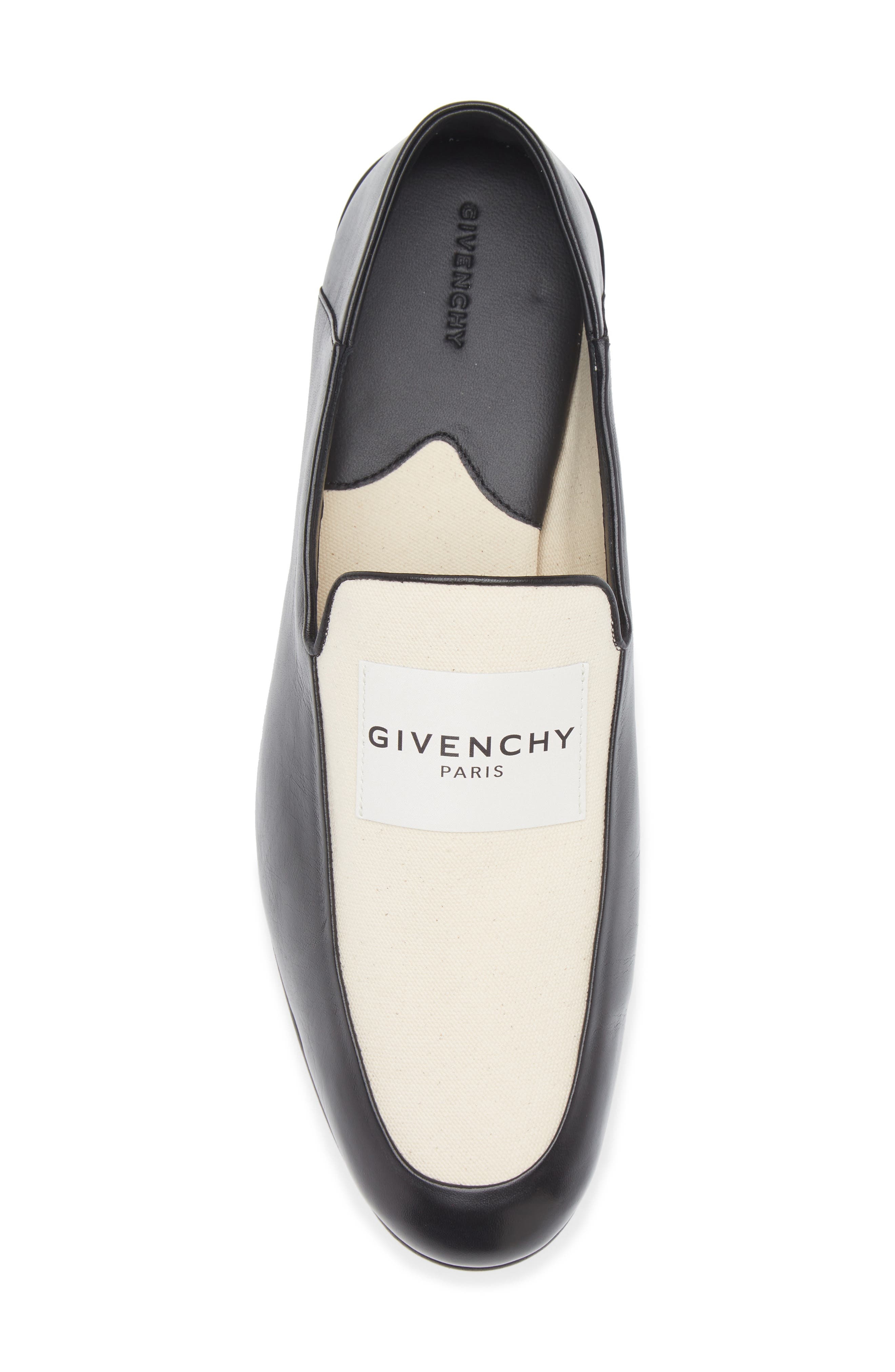 Givenchy Logo Label Convertible Loafer in Black/Natural at Nordstrom - 5