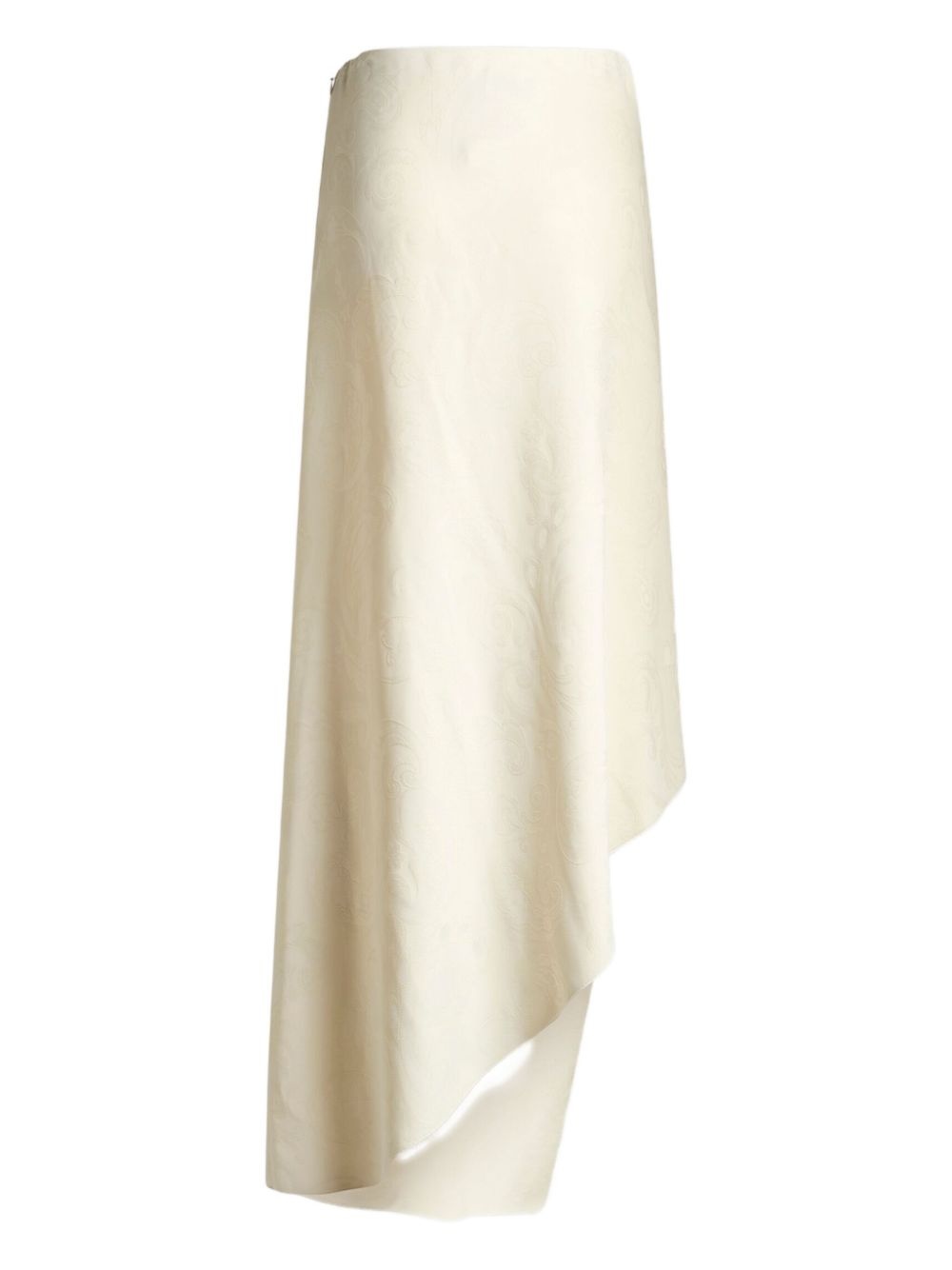 asymmetric midi skirt - 2