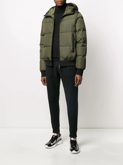 DSQUARED2 logo print padded jacket outlook