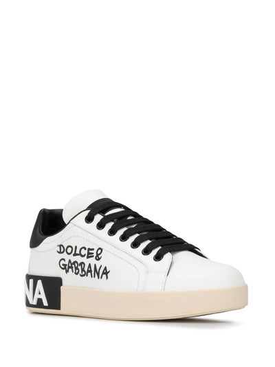 Dolce & Gabbana Portofino logo-print sneakers outlook