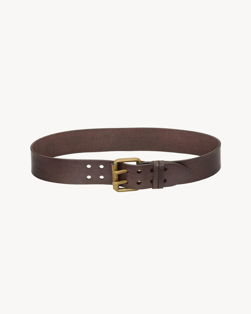 SAINT LAURENT MOTORCYCLE WIDE BELT IN LEATHER outlook