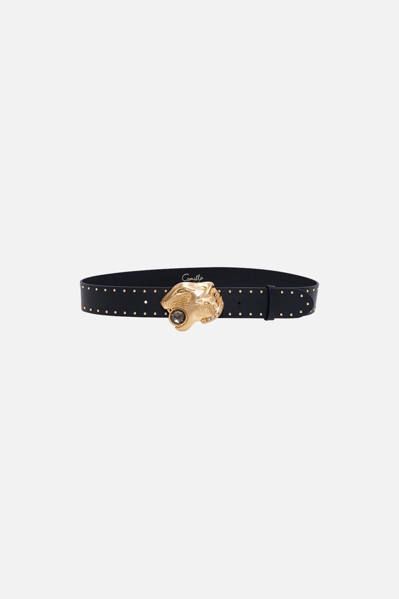 LEOPARD HEAD BUCKLE BELT 1