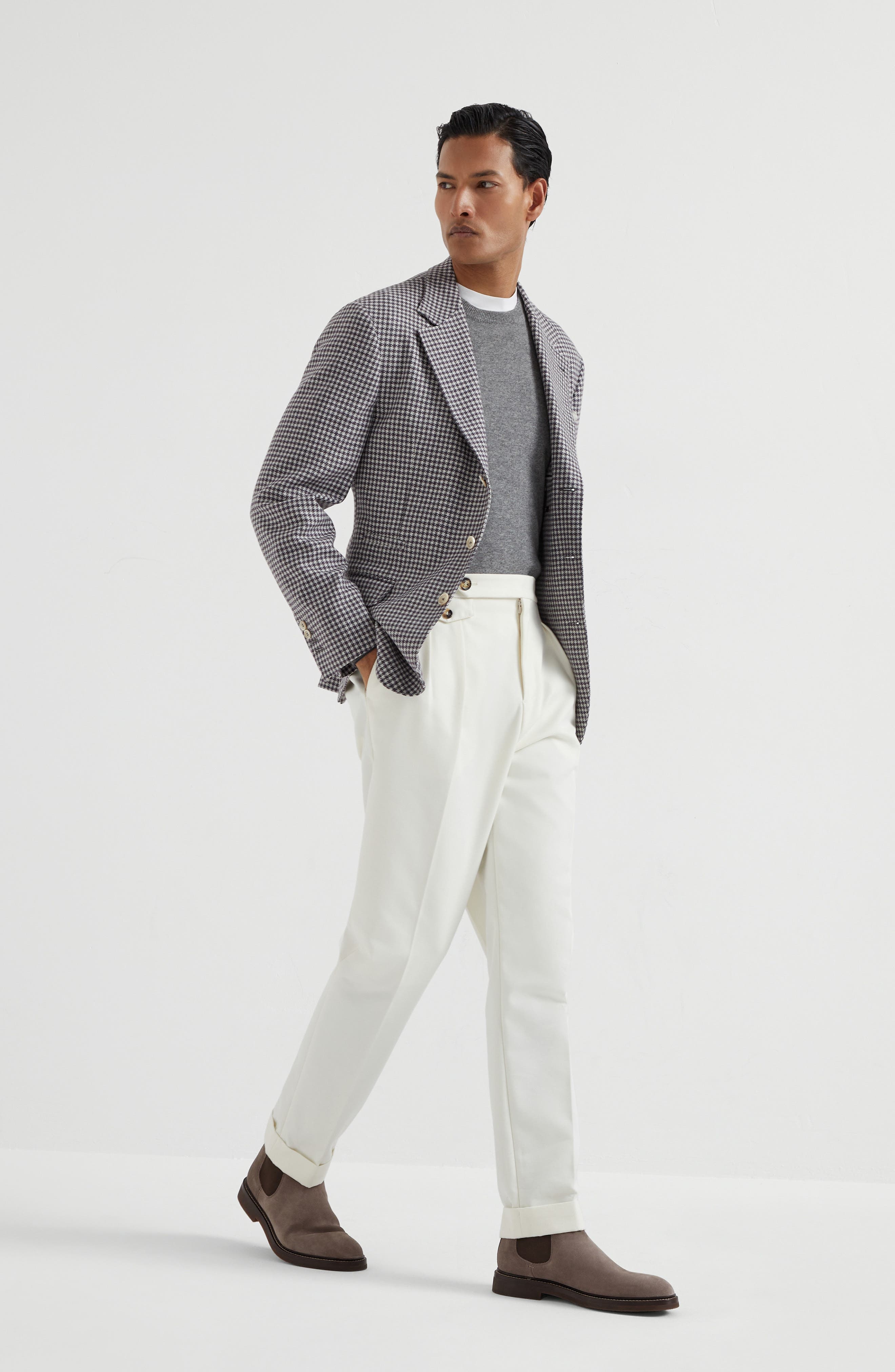 Brunello Cucinelli Cashmere sweater in Dark Grey at Nordstrom - 6