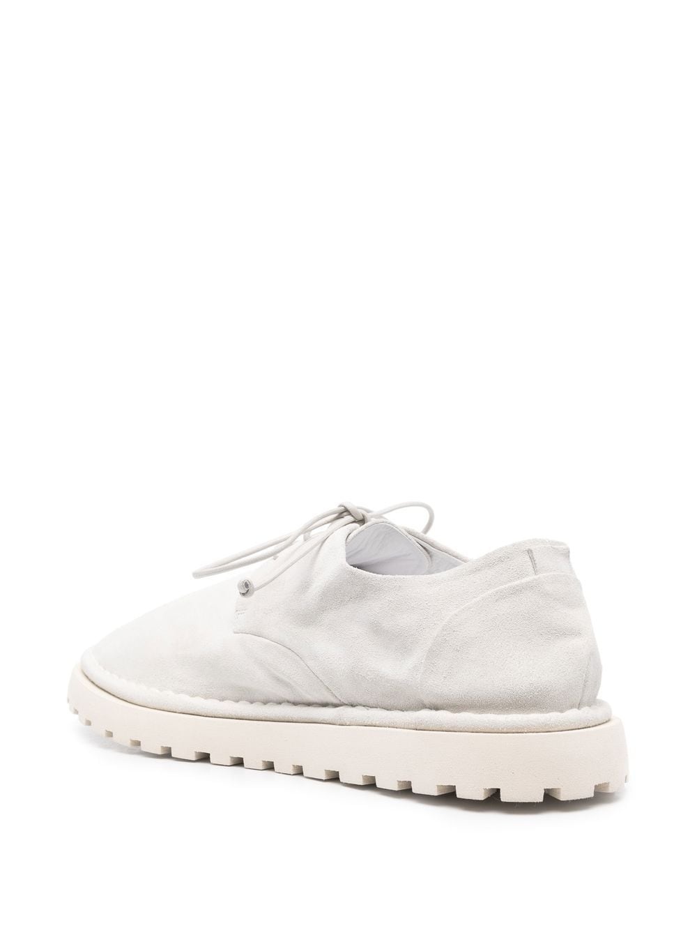 lace-up suede derby shoes - 3