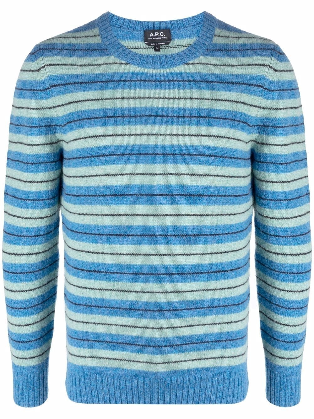 horizontal-knit jumper - 1