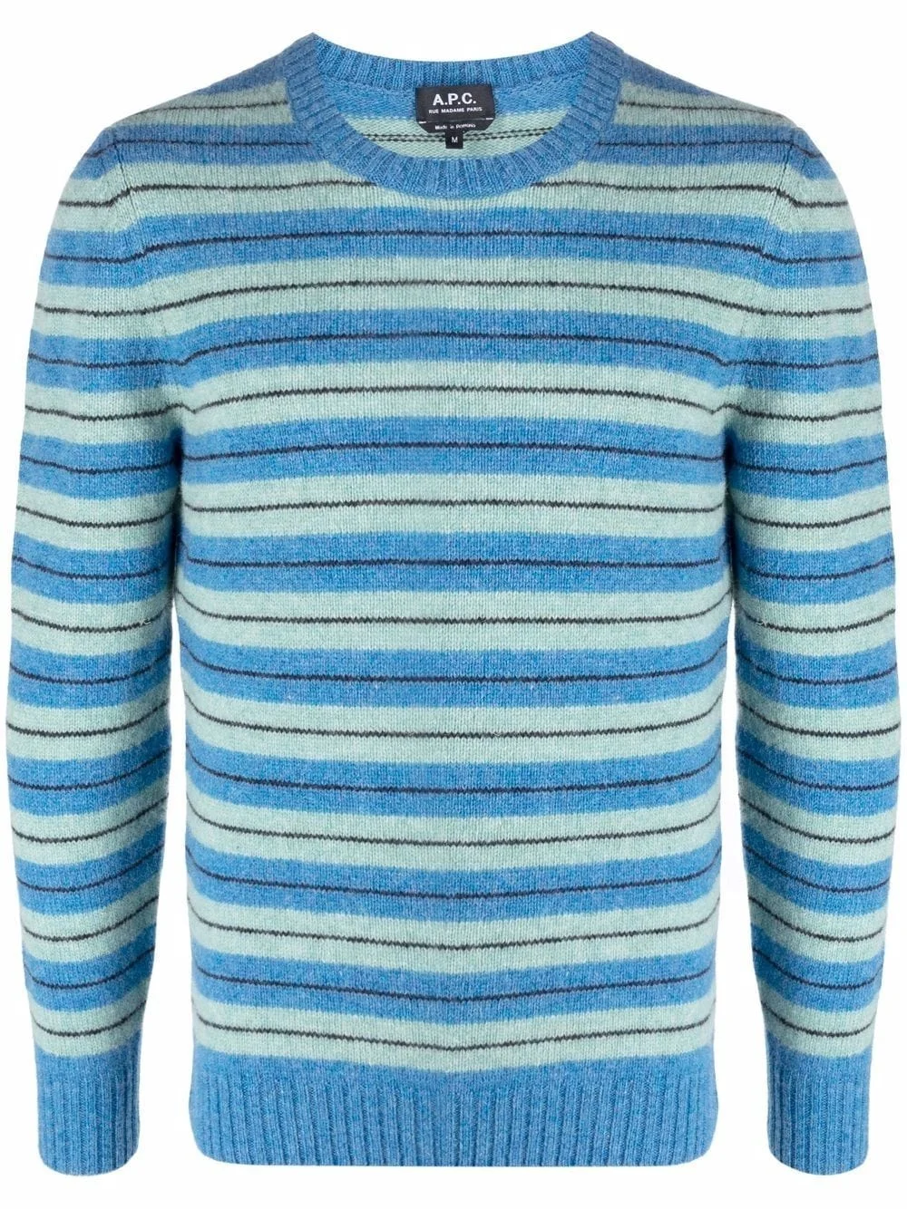 horizontal-knit jumper - 1
