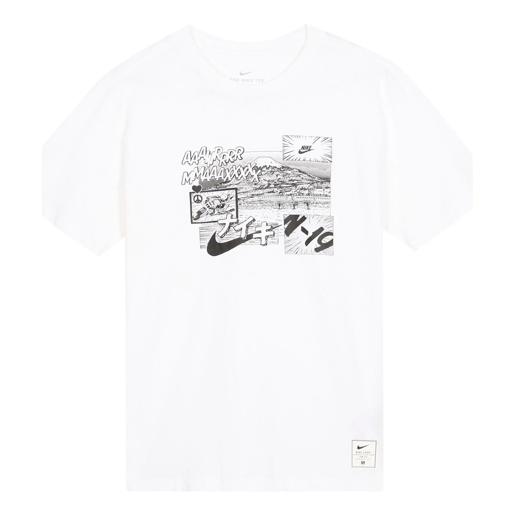 Nike Men's Sportswear Nike Air Max Comic Print Short Sleeve White BV7584-100 - 1
