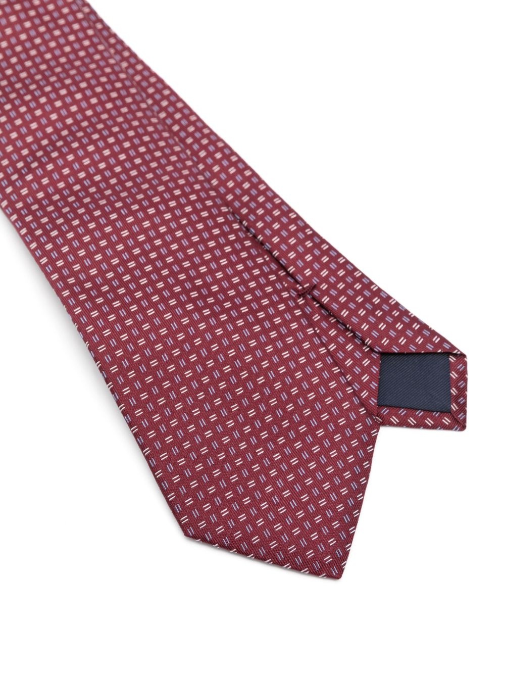 geometric-jacquard tie - 2