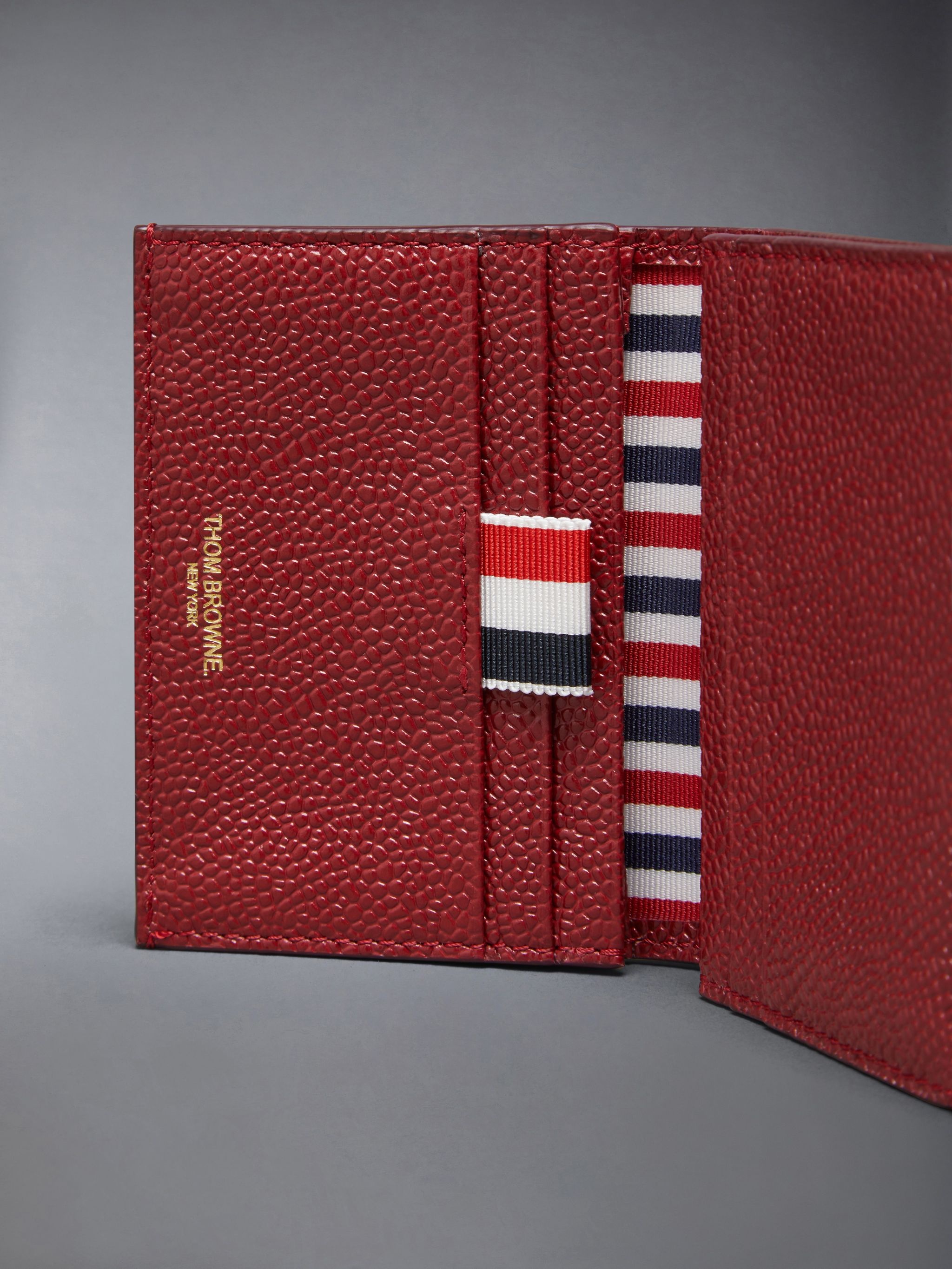 Pebble Grain Double Card Holder - 4