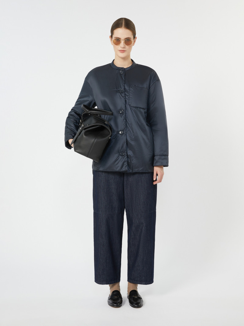 Max Mara PICASSO Padded shirt jacket in water-repellent canvas outlook