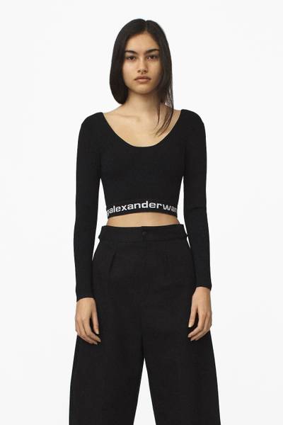 Alexander Wang LOGO ELASTIC PULLOVER outlook