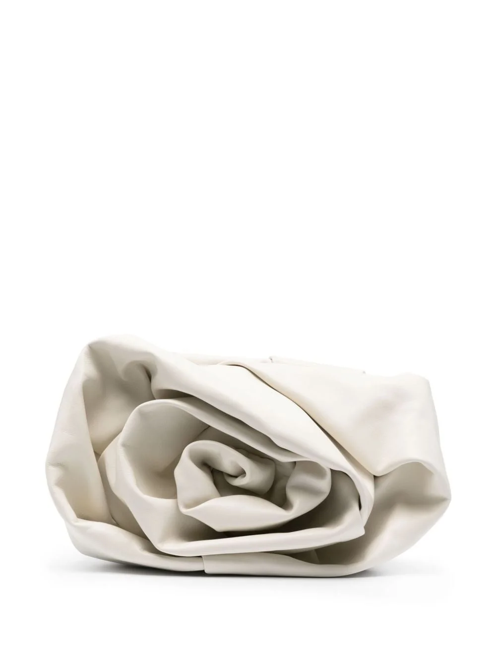 Rose leather clutch bag - 1