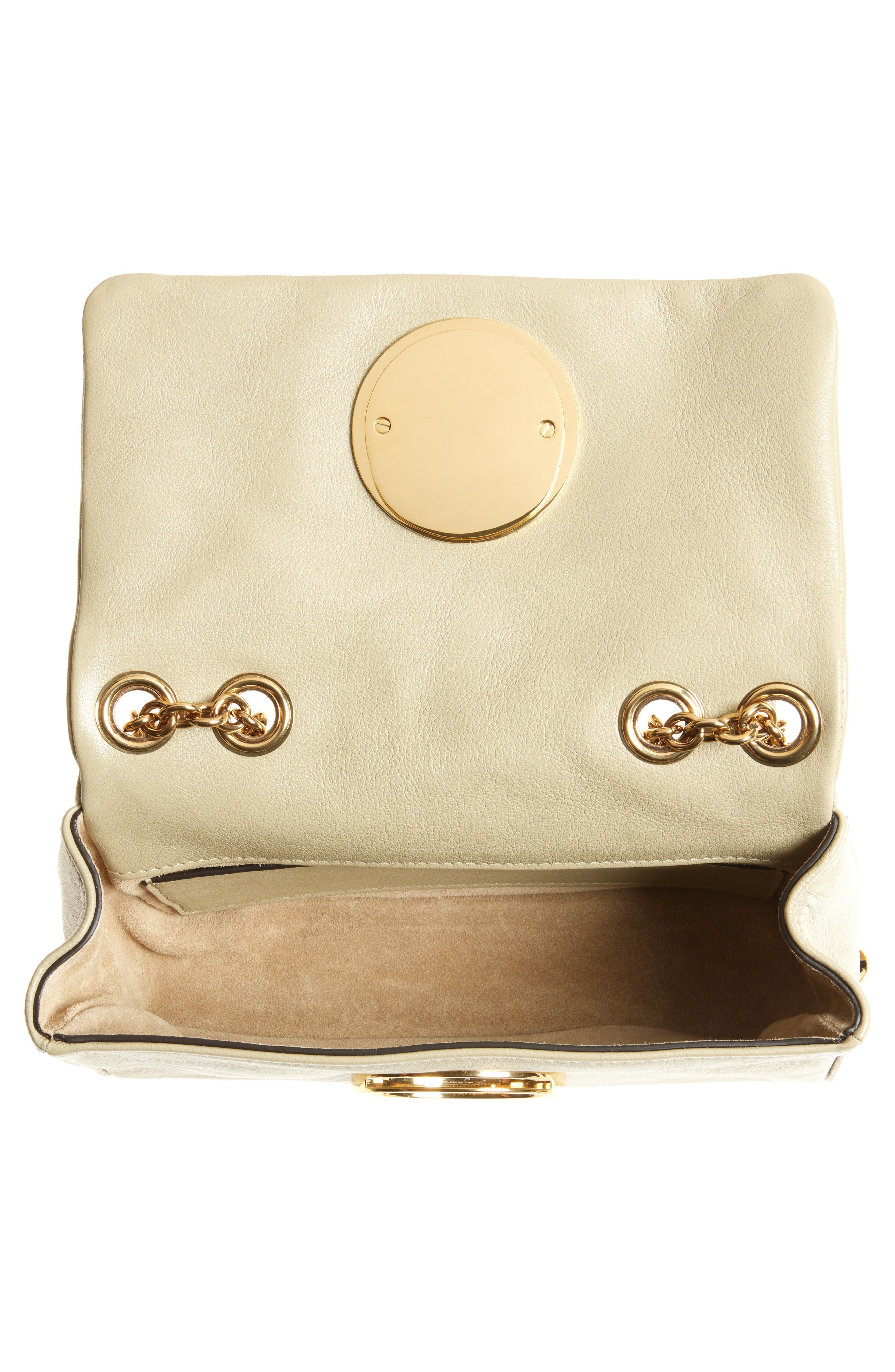 Chloé Heritage Leather Shoulder Bag in Smoky Beige at Nordstrom - 5