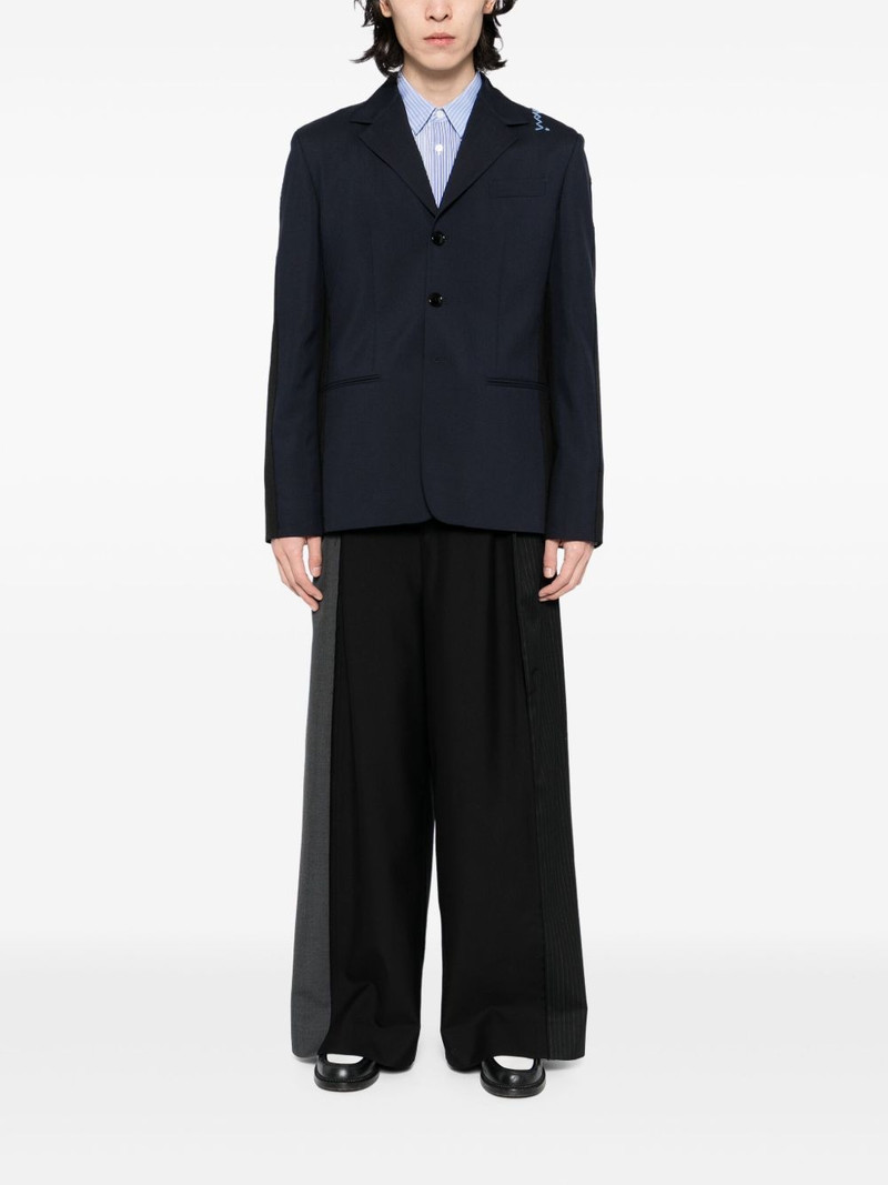 Marni single breasted wool blazer outlook