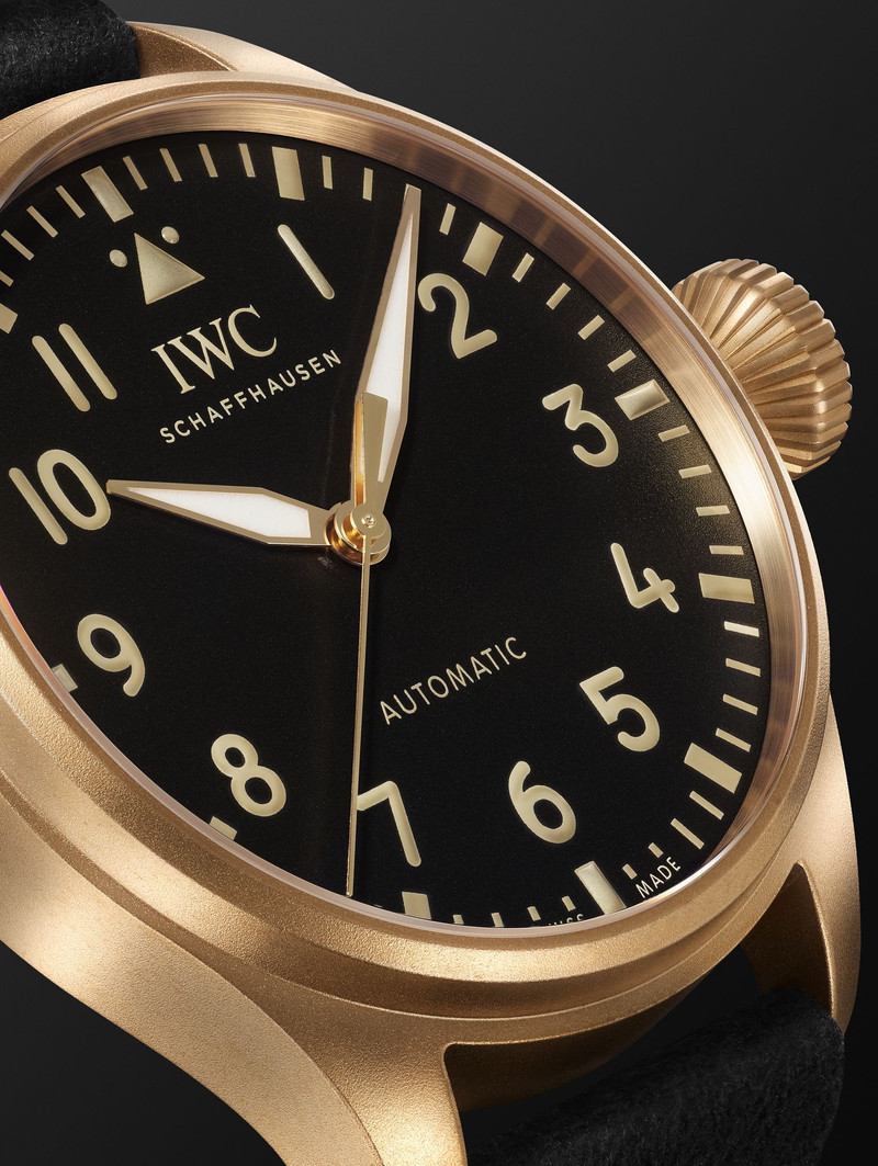 Big Pilot's 43 MR PORTER Edition 1 Limited-Edition Automatic 43mm Bronze and Alcantara Watch, Ref. N 4