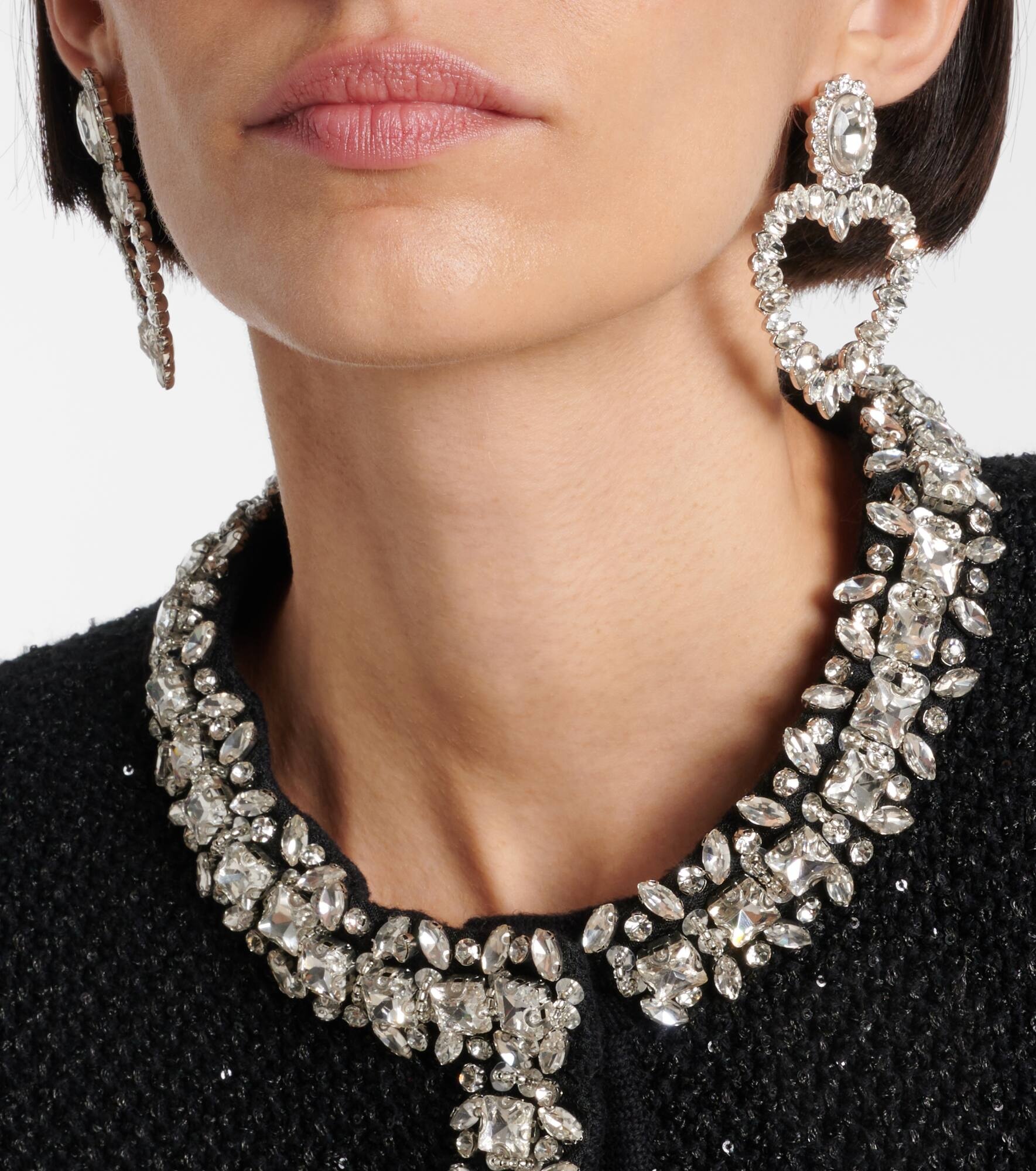 Crystal-embellished earrings - 6
