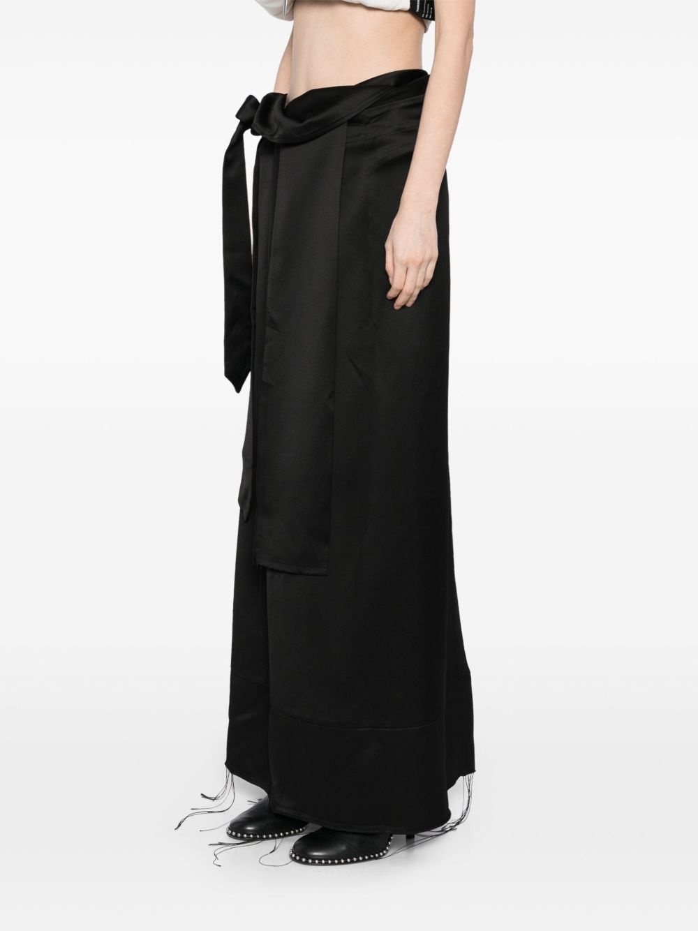 raw edge skirt - 3