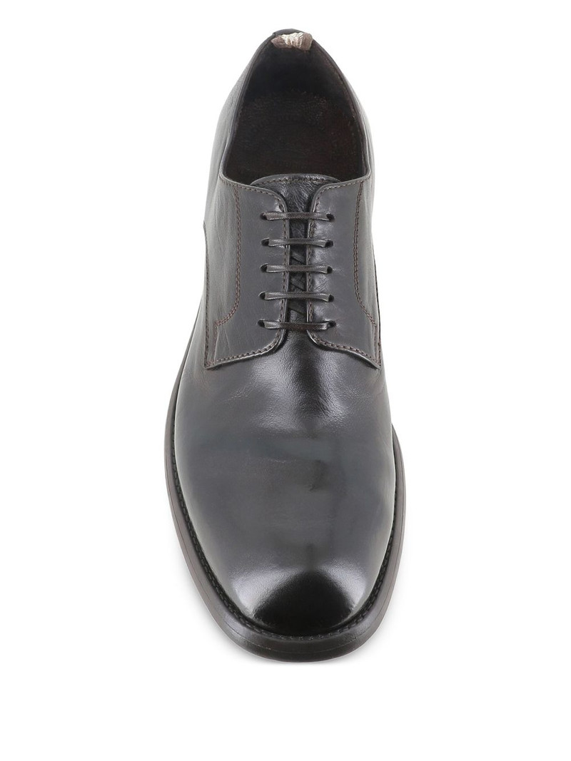 leather lace-up derby shoes 5