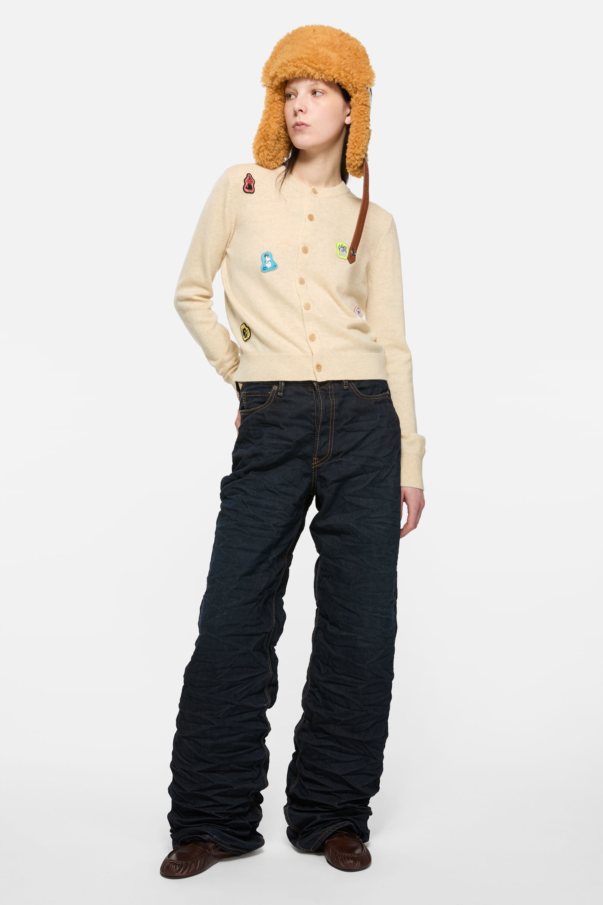 Cardigan Yak Wool - Acne Studios x Moomin - Oatmeal melange - 2