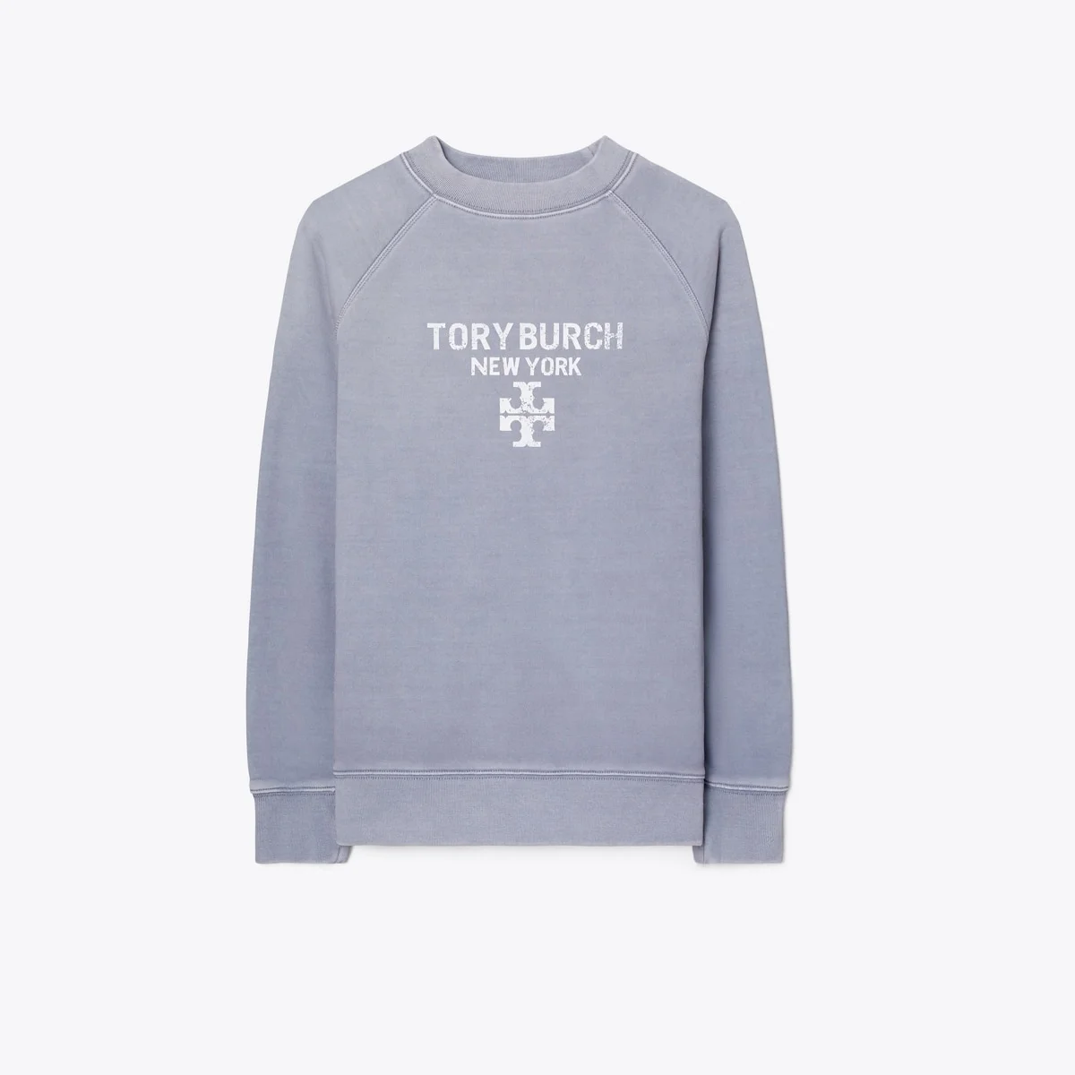 Distressed Cotton Sweatshirt - 1