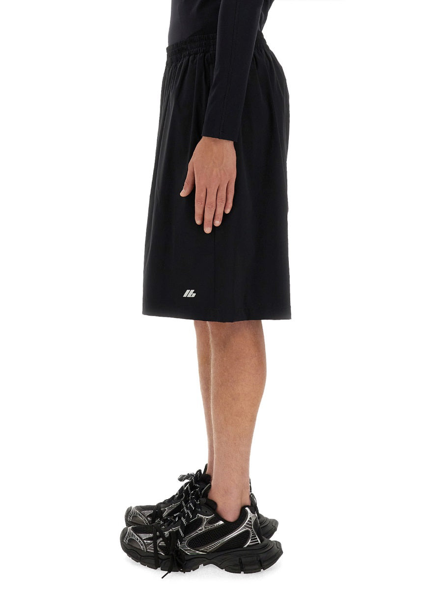 Balenciaga Men Stretch Activewear Shorts - 3
