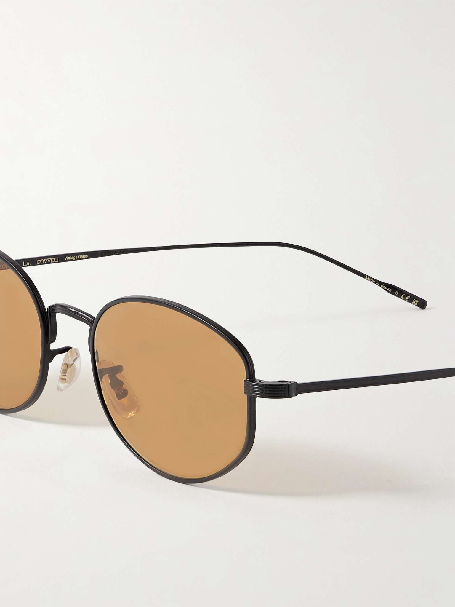 Sirry Round-Frame Titanium Sunglasses - 3