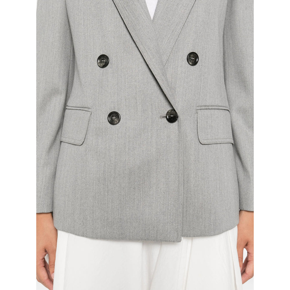 Max Mara Grey Jackets - Blazers Women - 5