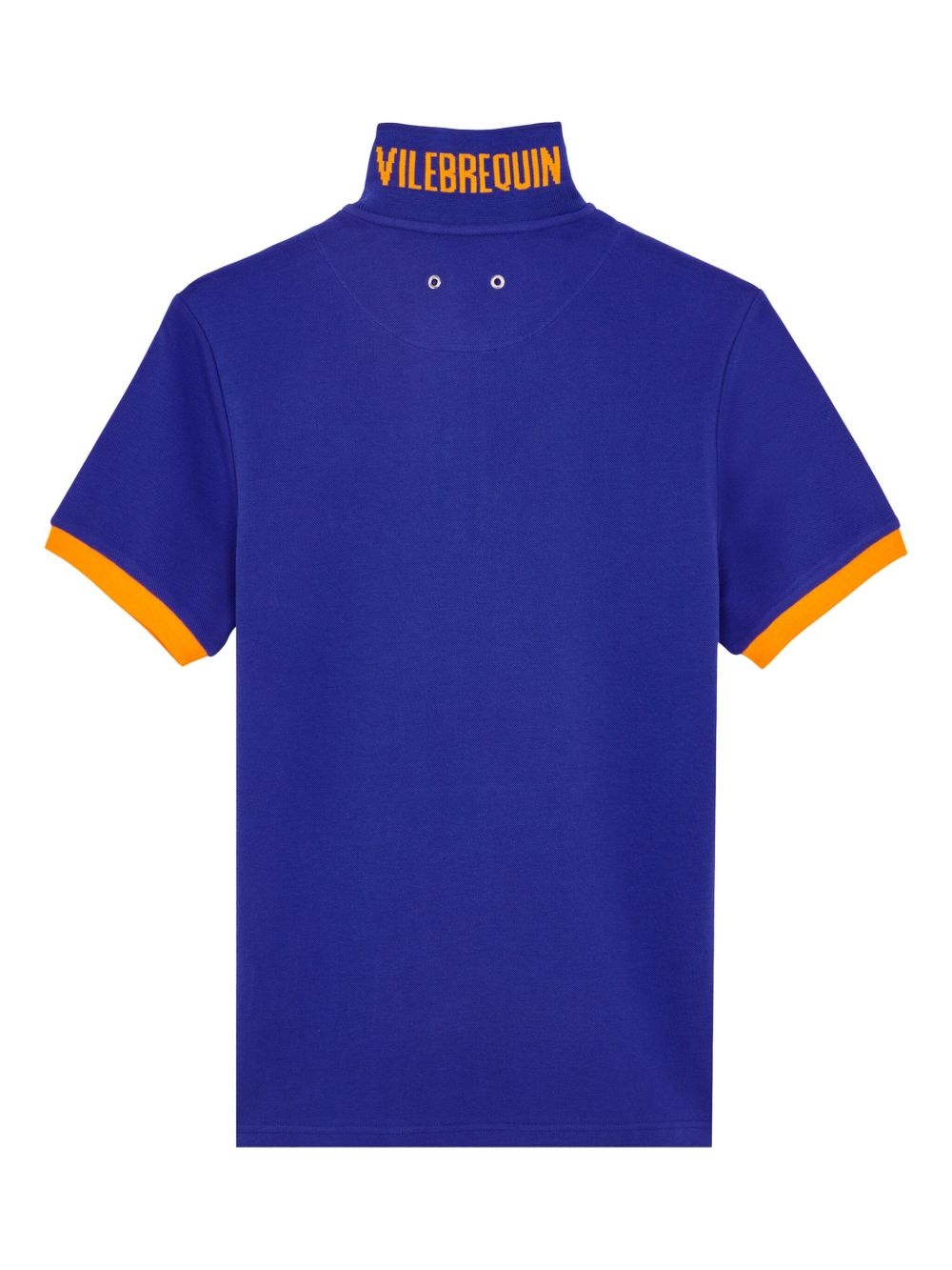 Turtle-embroidered polo shirt - 2