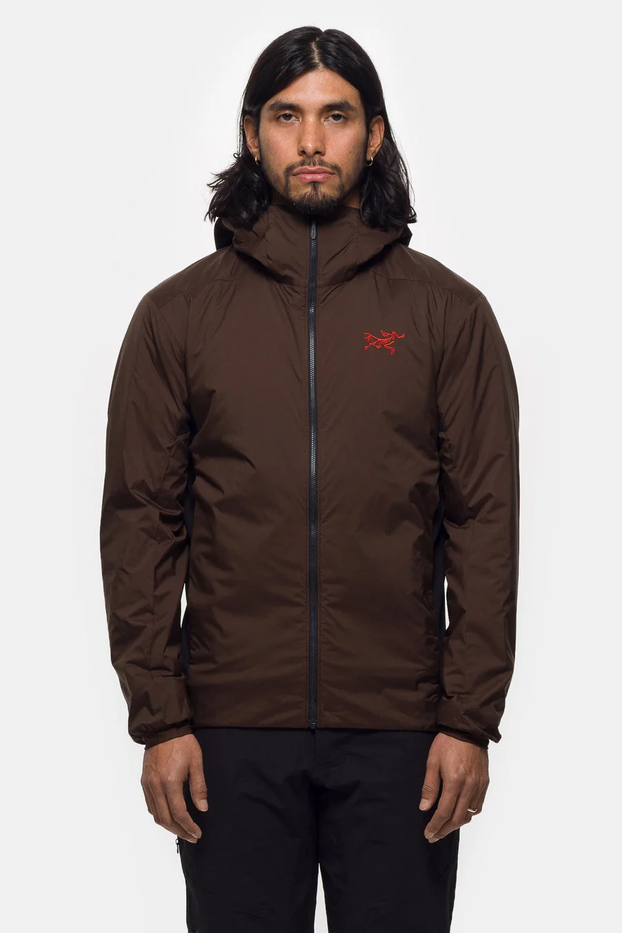 Atom Hoody in Carob/Black/Dynasty - 1