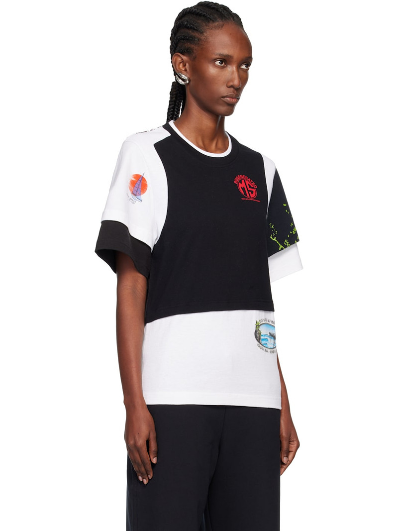Regenerated Graphic Jersey Layered T-shirt 2