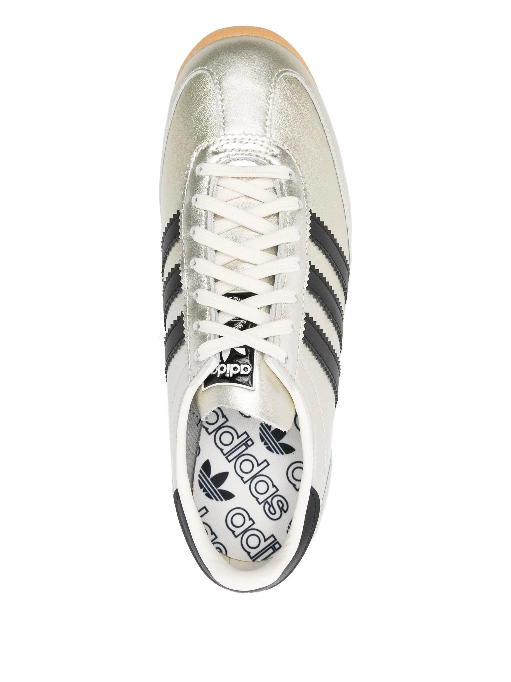 Adidas SL 72 OG Three-stripe Metallic-leather Sneakers - 4