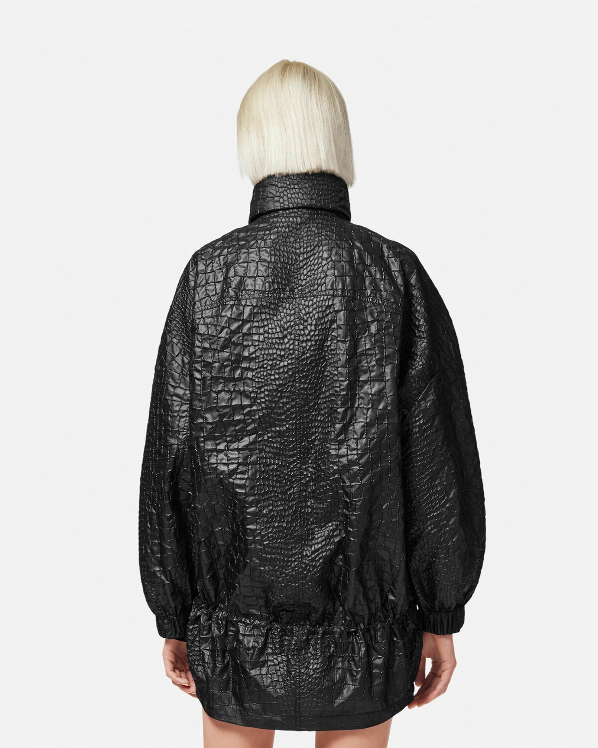 Croc-Lacquered Cloquet Jacket - 4