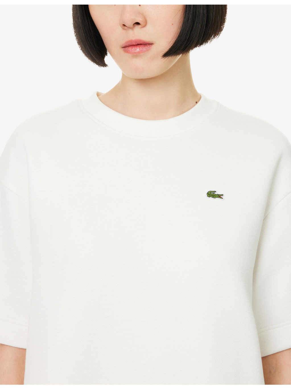 Relaxed-Fit Textured Stretch-Cotton Blend T-Shirt - 5