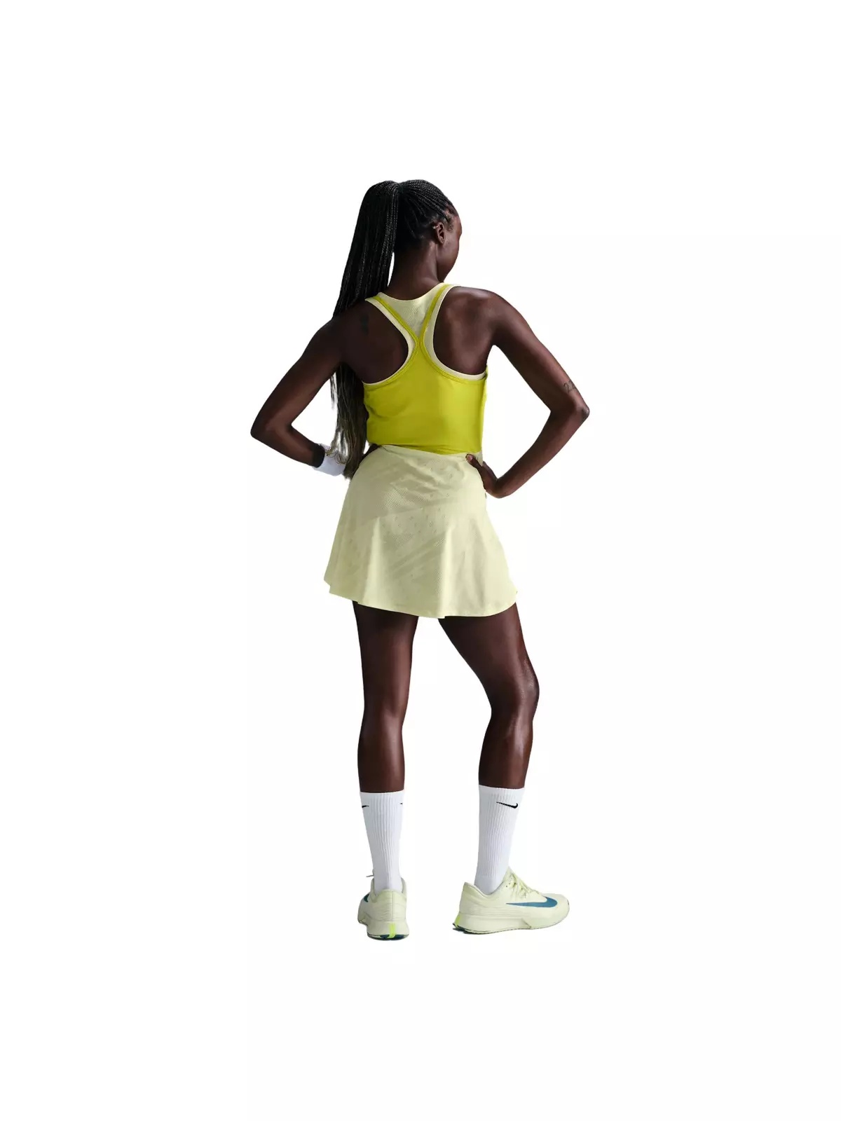 Women's Court Slam Dri-FIT Tennis Dress -Volt Green - 5