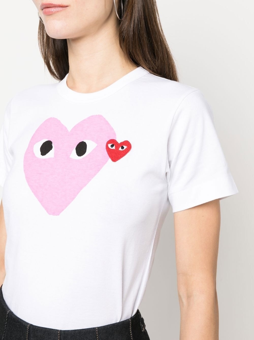 heart logo T-shirt - 10