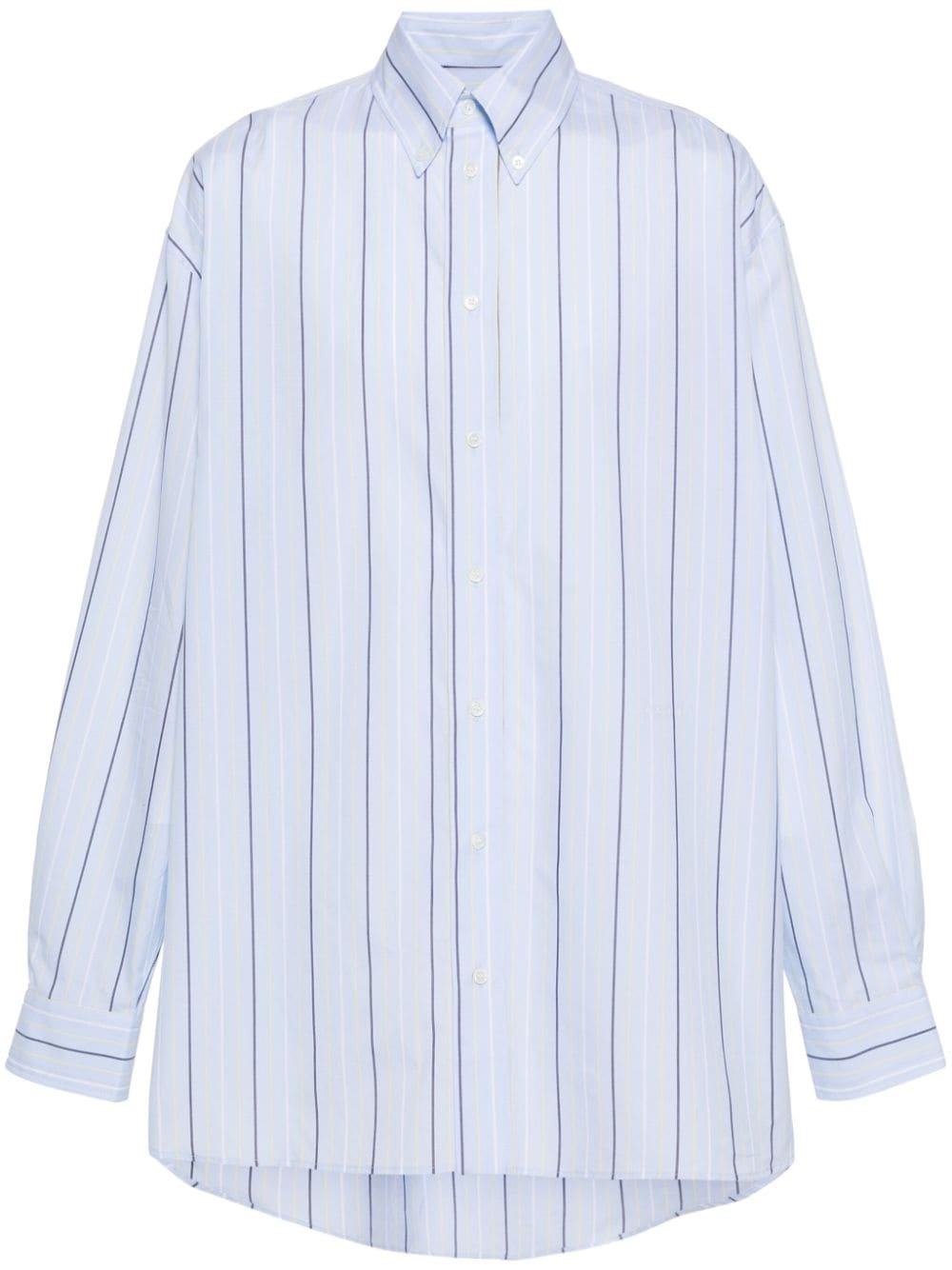 striped cotton shirt - 1