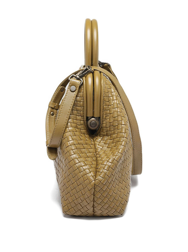 OFFICINE CREATIVE Helen woven top-handle shoulder bag outlook